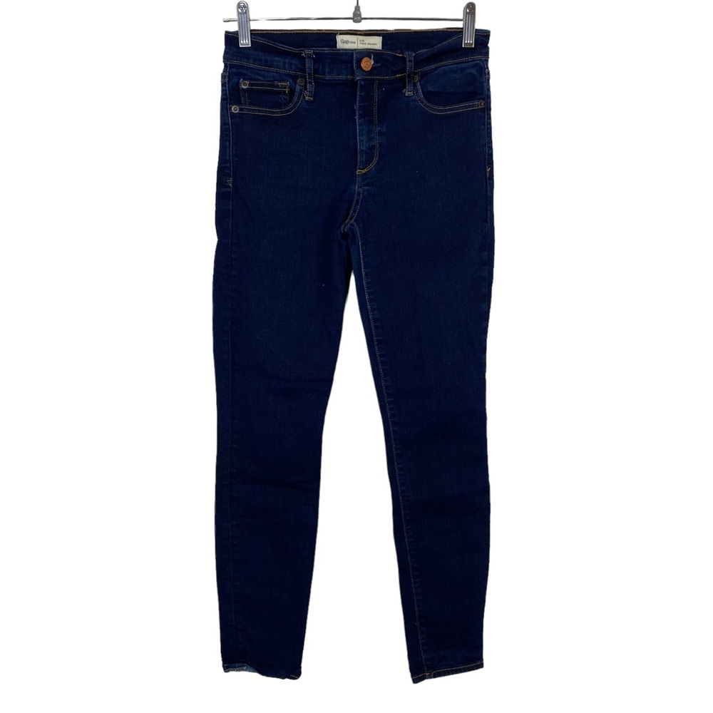 GAP True Skinny Dark Wash Denim Jeans